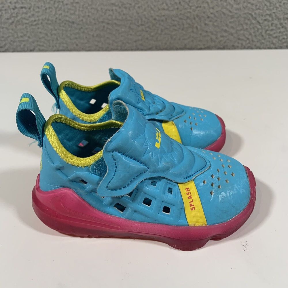 Nike LeBron James XVII Dunked TD South Beach CJ2526 400 Toddlers Girl Sz 5C